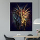 Full Horned Dinosaur Styracosaurus Wall Decal