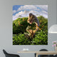 Brachiosaurus with Young above Wall Decal