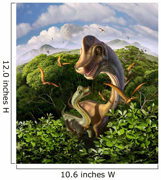 Brachiosaurus with Young above Wall Decal