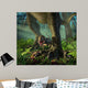 Baby Tyrannosaurus Rex Roars Wall Decal