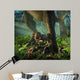 Baby Tyrannosaurus Rex Roars Wall Decal