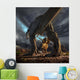 Tyrannosaurus Rex and Triceratops Wall Decal