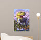 Tyrannosaurus Rex Crashes through Wall Decal