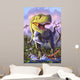 Tyrannosaurus Rex Crashes through Wall Decal