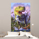 Tyrannosaurus Rex Crashes through Wall Decal