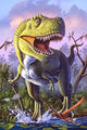 Tyrannosaurus Rex Crashes through Wall Decal