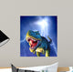 Tyrannosaurus Rex with Blue Wall Decal