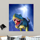 Tyrannosaurus Rex with Blue Wall Decal