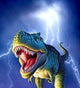 Tyrannosaurus Rex with Blue Wall Decal