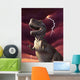 Tyrannosaurus Rex with Red Wall Decal