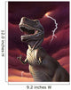 Tyrannosaurus Rex with Red Wall Decal