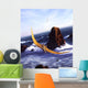 Pteranodon Soars above Ocean Wall Decal