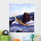 Pteranodon Soars above Ocean Wall Decal