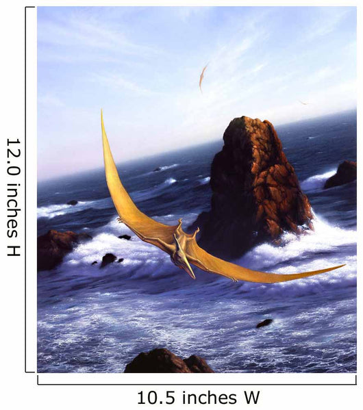 Pteranodon Soars above Ocean Wall Decal