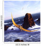 Pteranodon Soars above Ocean Wall Decal