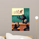 Humorous Reverse Evolution Man Wall Decal