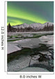 Aurora Borealis over Annie Wall Decal Design 2