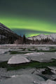 Aurora Borealis over Annie Wall Decal Design 1