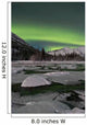 Aurora Borealis over Annie Wall Decal Design 1
