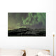 Aurora Borealis over Mountain Wall Decal Design 8