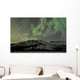 Aurora Borealis over Mountain Wall Decal Design 8