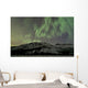 Aurora Borealis over Mountain Wall Decal Design 8