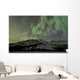 Aurora Borealis over Mountain Wall Decal Design 8
