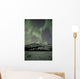 Aurora Borealis over Mountain Wall Decal Design 6