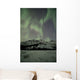 Aurora Borealis over Mountain Wall Decal Design 6