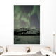 Aurora Borealis over Mountain Wall Decal Design 6
