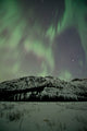 Aurora Borealis over Mountain Wall Decal Design 6