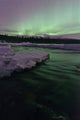 Aurora Borealis over Creek Wall Decal Design 4