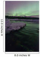 Aurora Borealis over Creek Wall Decal Design 4