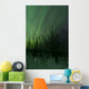 Aurora Borealis over Trees Wall Decal Design 6