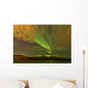 Colorful Aurora Borealis over Wall Decal