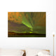Colorful Aurora Borealis over Wall Decal