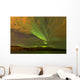 Colorful Aurora Borealis over Wall Decal