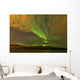Colorful Aurora Borealis over Wall Decal