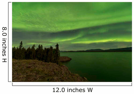 Aurora Borealis over Fish Wall Decal Design 18