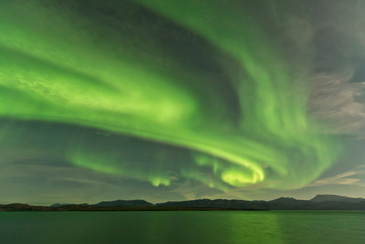 Aurora Borealis over Fish Wall Decal Design 17