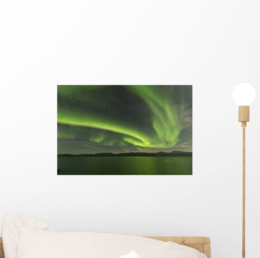 Aurora Borealis over Fish Wall Decal Design 16