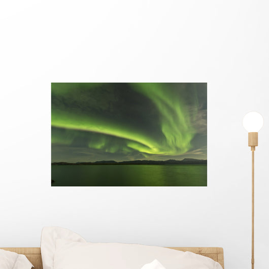 Aurora Borealis over Fish Wall Decal Design 16