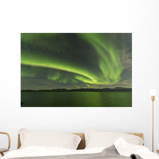 Aurora Borealis over Fish Wall Decal Design 16