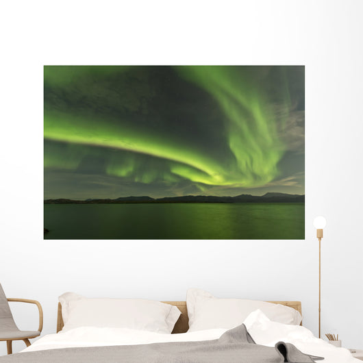 Aurora Borealis over Fish Wall Decal Design 16