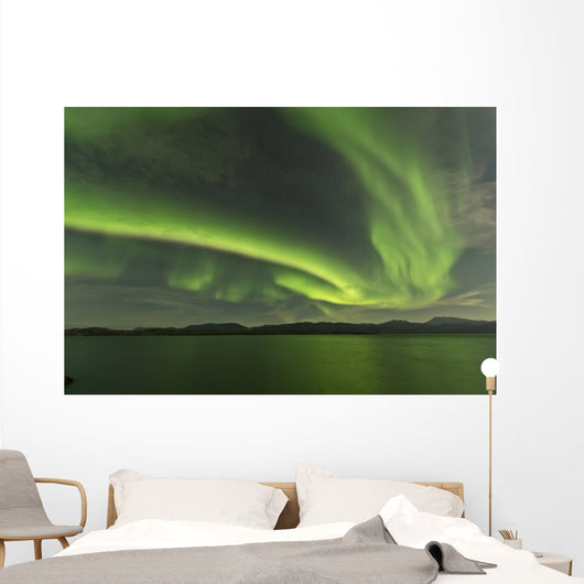 Aurora Borealis over Fish Wall Decal Design 16