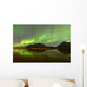 Aurora Borealis over Mountain Wall Decal Design 5