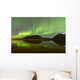 Aurora Borealis over Mountain Wall Decal Design 5