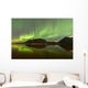 Aurora Borealis over Mountain Wall Decal Design 5