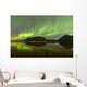Aurora Borealis over Mountain Wall Decal Design 5