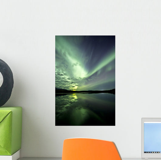 Aurora Borealis over Schwatka Wall Decal Design 2